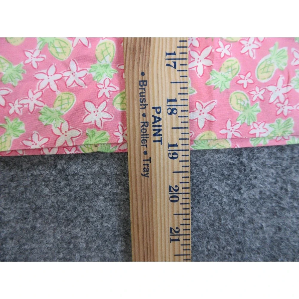 Vintage Lilly Pulitzer Skirt Womens 2 Pink Pineapple Floral Print Lined Tropical